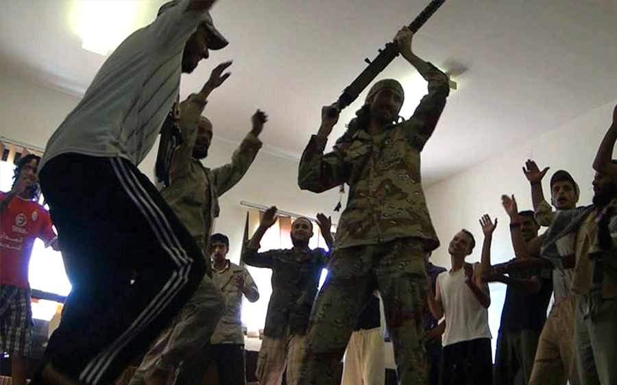 Matt VanDyke with Libyan Rebels